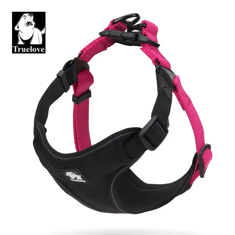 

Truelove Nylon Pet Harness Adjustable Breathable Reflective Dog Harness No Pulling Pet Harnesses for Small Medium Dog TLH5951