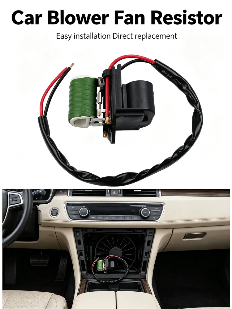 Car Blower Fan Resistor Metal Plastic For 2012-2019 13427161 Blower Fan Resistor Car Accessories Tools Car Parts
