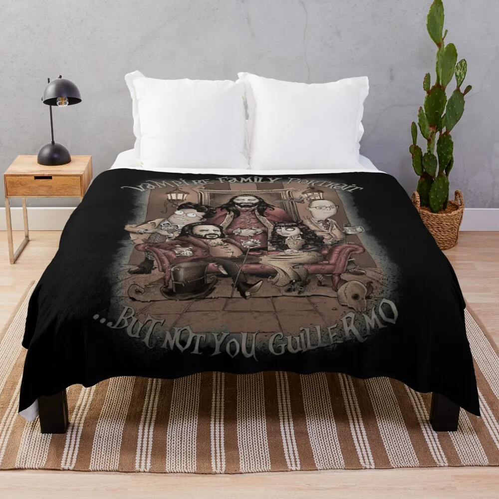 

Vampire Family Portrait Throw Blanket Furry Bed covers sofa bed Sofa Blankets