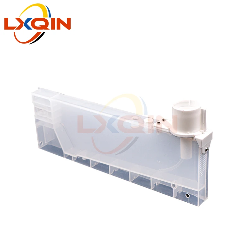 LXQIN 1pc white Galaxy ink tank 220ml 440ml continuous ink supply system refillable cartridge for Gongzheng infiniti solvent