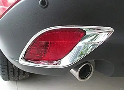 

Triple Chrome Rear Fog Light Lamp Cover Trims for Mazda CX5 CX-5 2013-2016