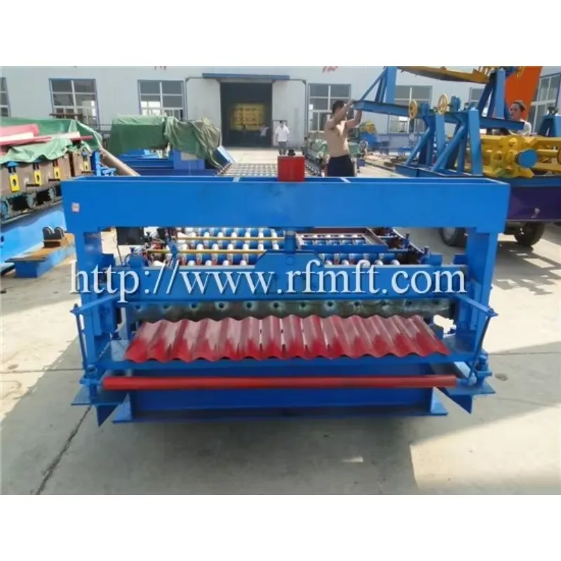 YG Customized Factory Colour Steel Corrugated Tile Panel Metal Roofing Sheet Cold Roll Forming Machine