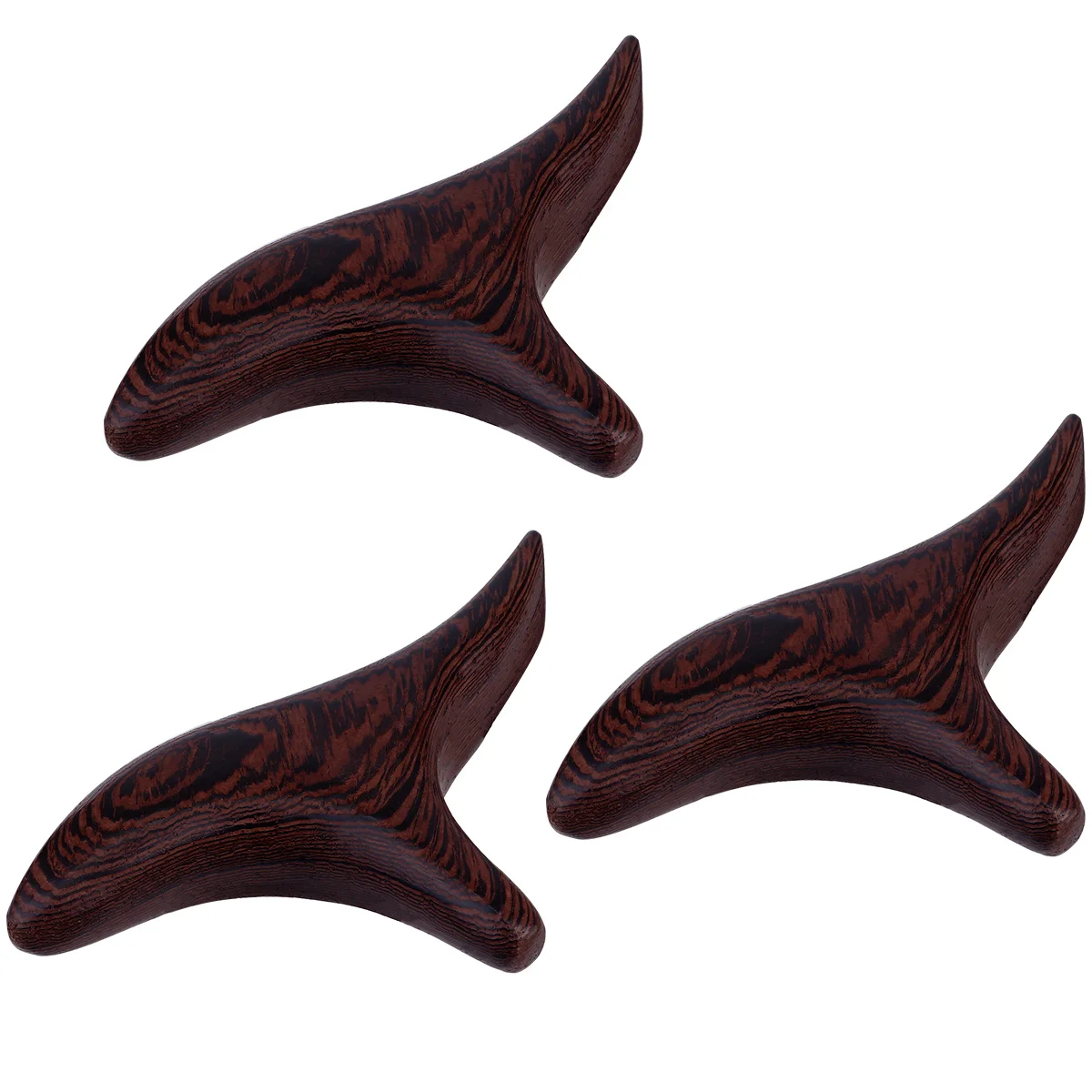 

3pcs Foot Acupressure Massager Natural Wood Scraping Massage Tool For Legs Arms Back Neck Portable Gua Sha Therapy Device