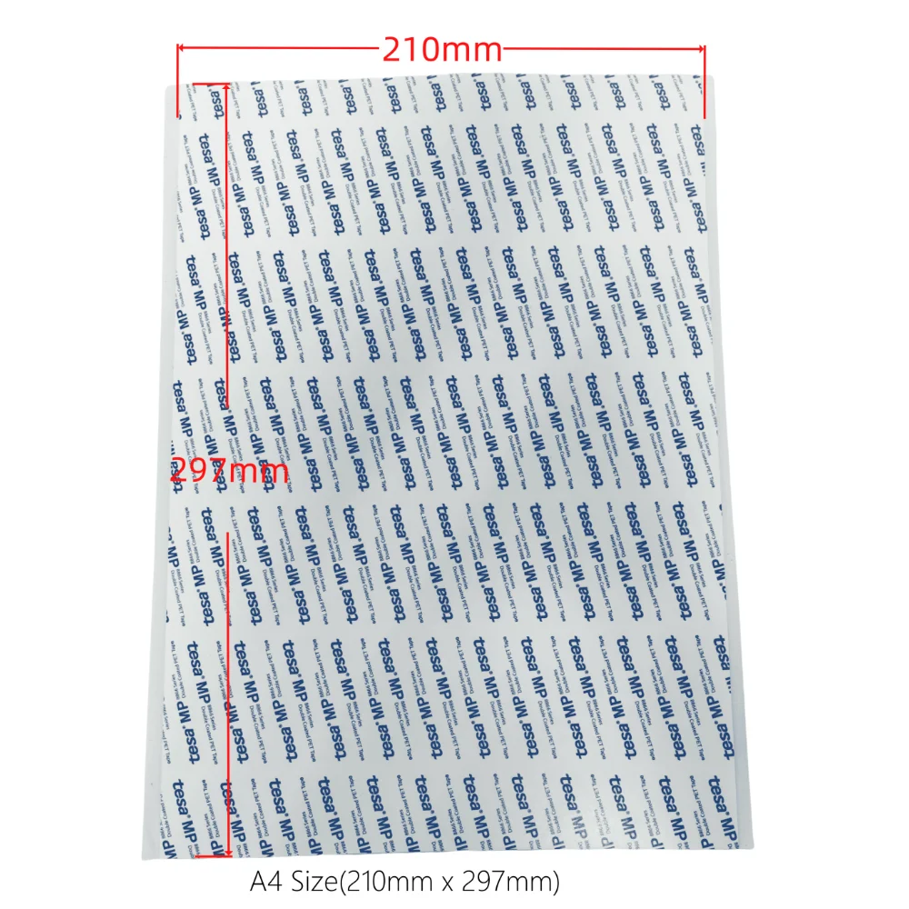 A4 Size,tesa 88663 double coated PET tape,transparent acrylic adhesive tape,Thickness 0.15mm