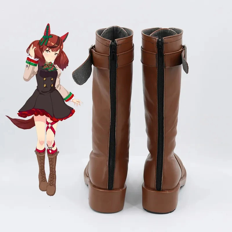 A;3,v;7'd/Calzado de Anime Nice Nature Uma Musume Pretty Derby, Botas de Cosplay, Accesorios y Atrezzo para Disfraces de Halloween Madec;4'b,7'm1/