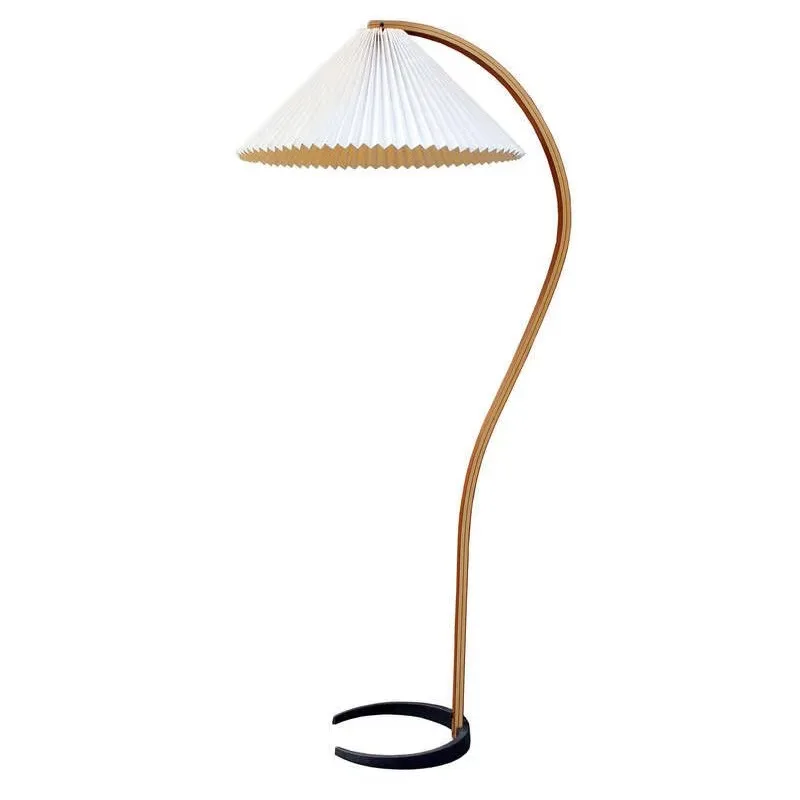 

Classic bedside corner lamp pleated floor lamp