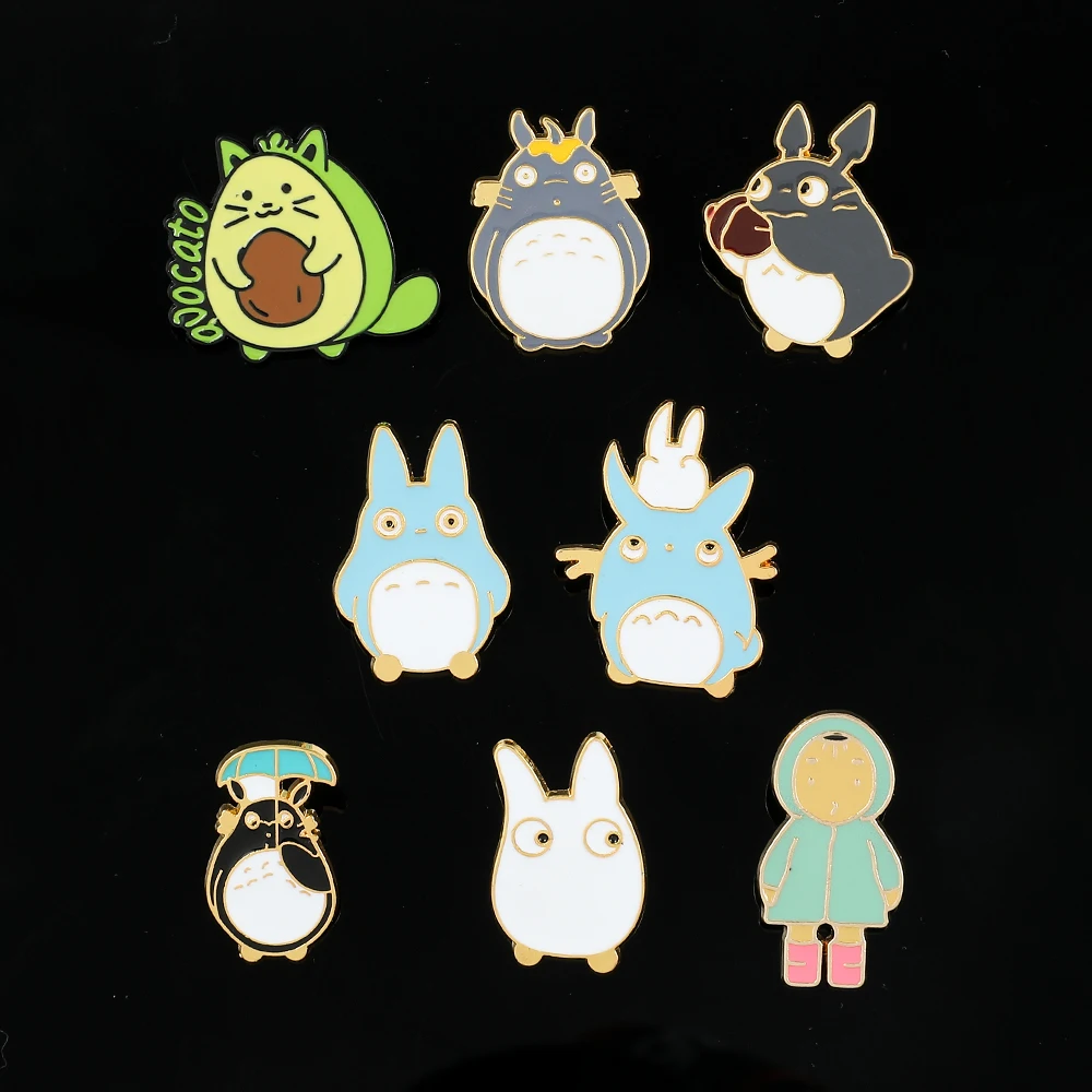 Anime Cute Kitten Brooch Backpack Hat Lapel Metal Enamel Badge Cosplay Accessories Props Men And Women Brooch Gifts