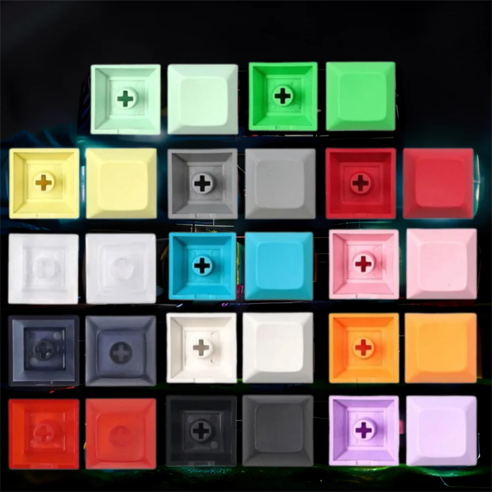 DSA Keycap PBT Suplemento de Personalidade em Branco 1U Keycaps Multi Color DIY Keycap para Teclado Mecânico Keybord