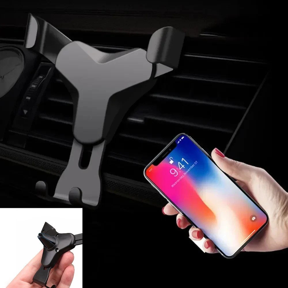 Car Gravity Phone Holder Auto GPS Support Mount Navigation Mobile Stand Parts for IPhone 13 12 11 Pro 8 Samsung Huawei Xiaomi