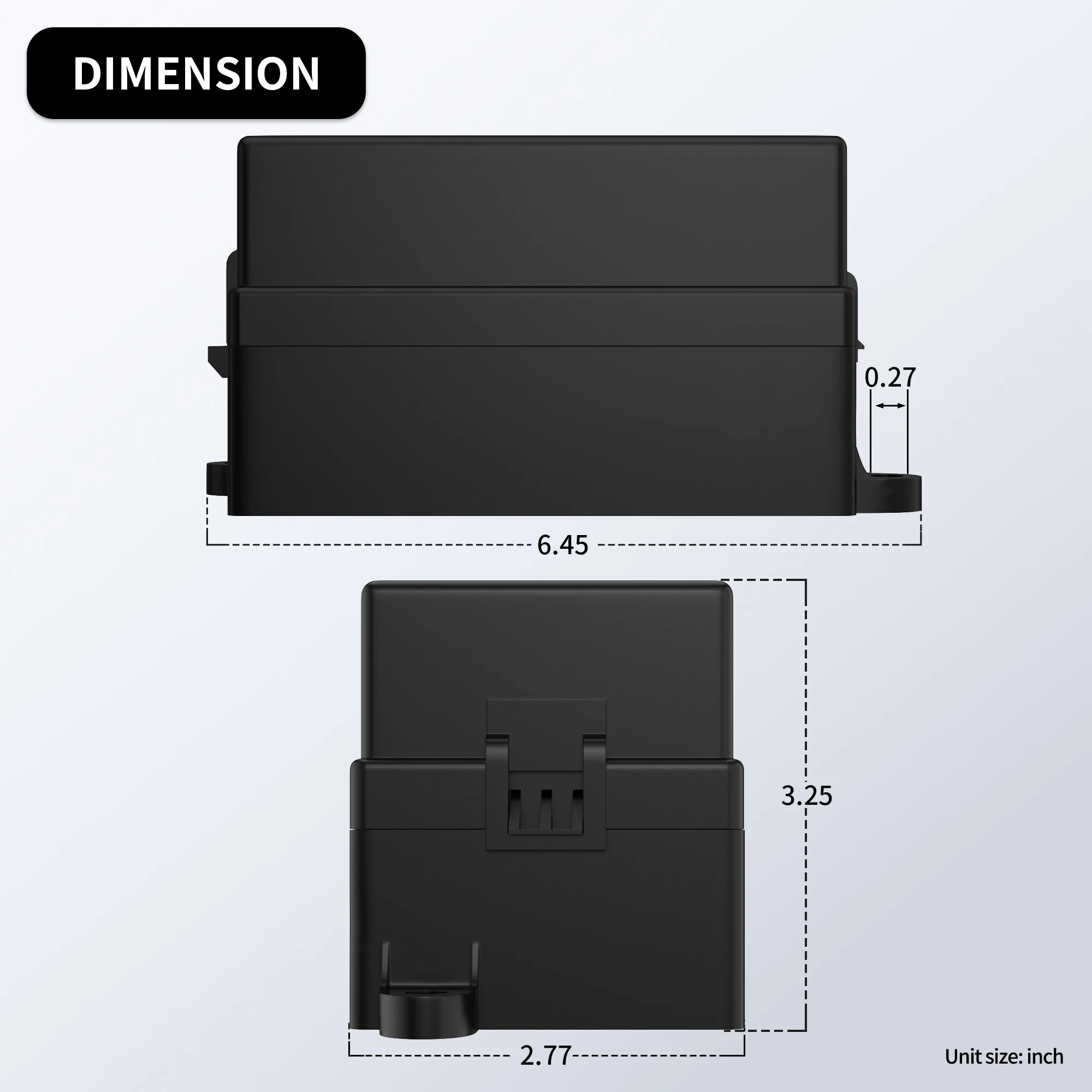 DaierTek 12V Fuse Relay Box Pre-Wired Fuse and Relay Box with 4 Relay 12 Way ATC/ATO Fuses Sealed 12V Relay Fuse Box for Car