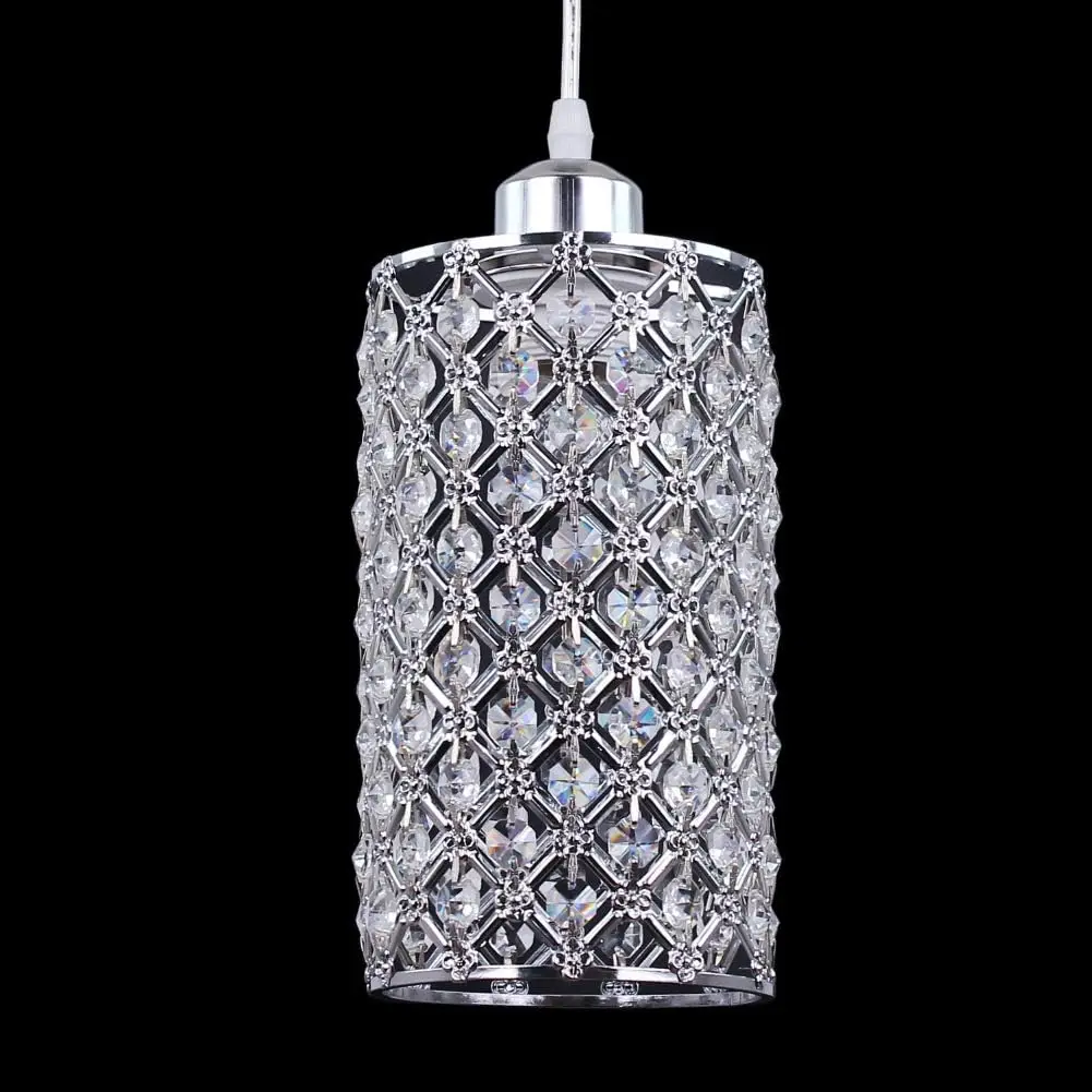 

Modern Crystal Pendant Lighting Hanging Pendant Lighting Fixture Adjustable Ceiling Light for Kitchen Dining Room Bedroom Kitche