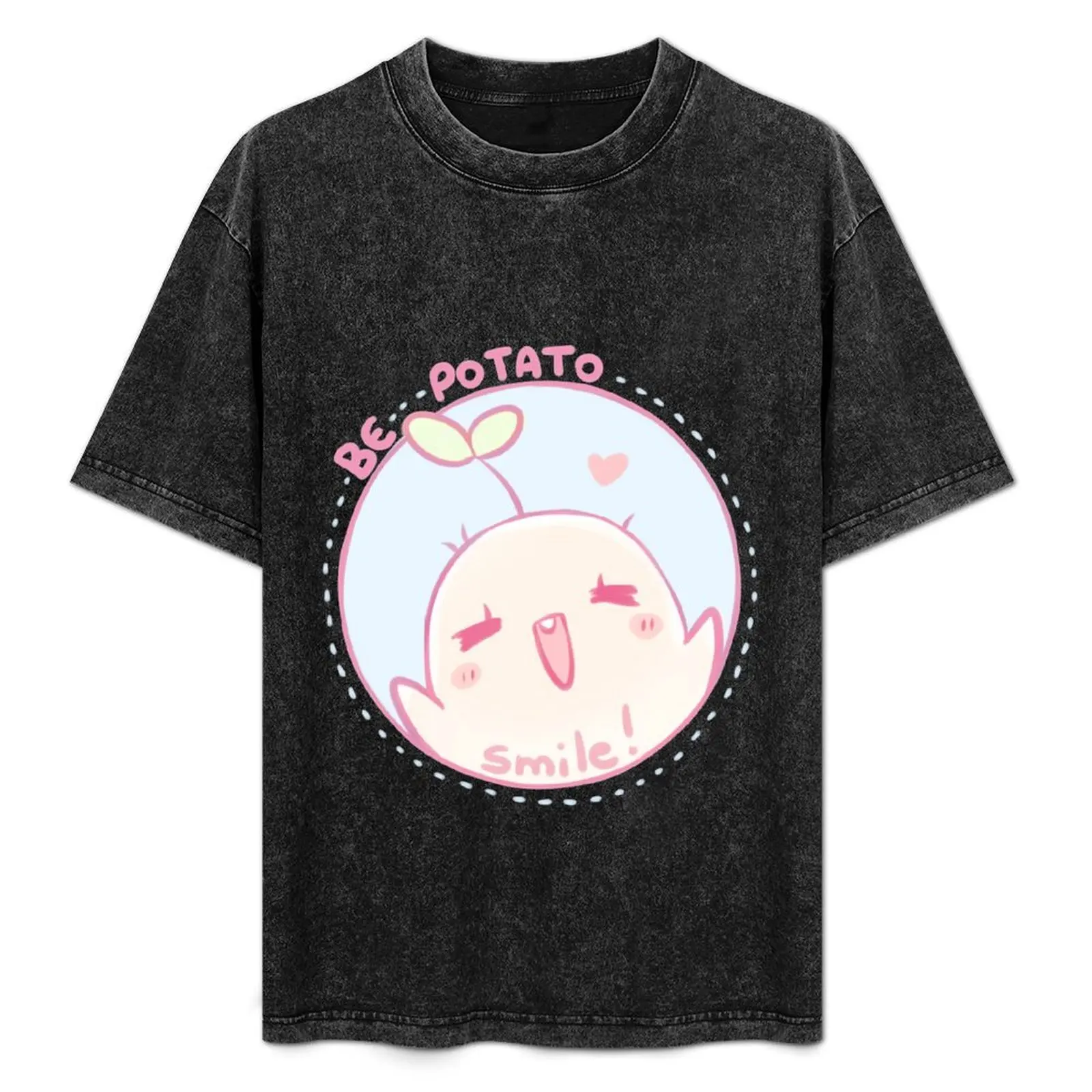 

Be Potato T-Shirt Standard Fit Solid Tee Shirt