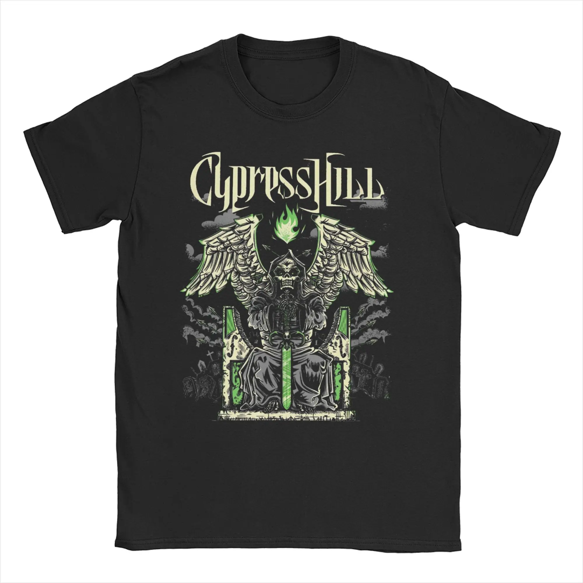 Men Women T-Shirt Cypress Hill Symphony Novelty Pure Cotton Tees Short Sleeve  T Shirts Crewneck Clothes Gift