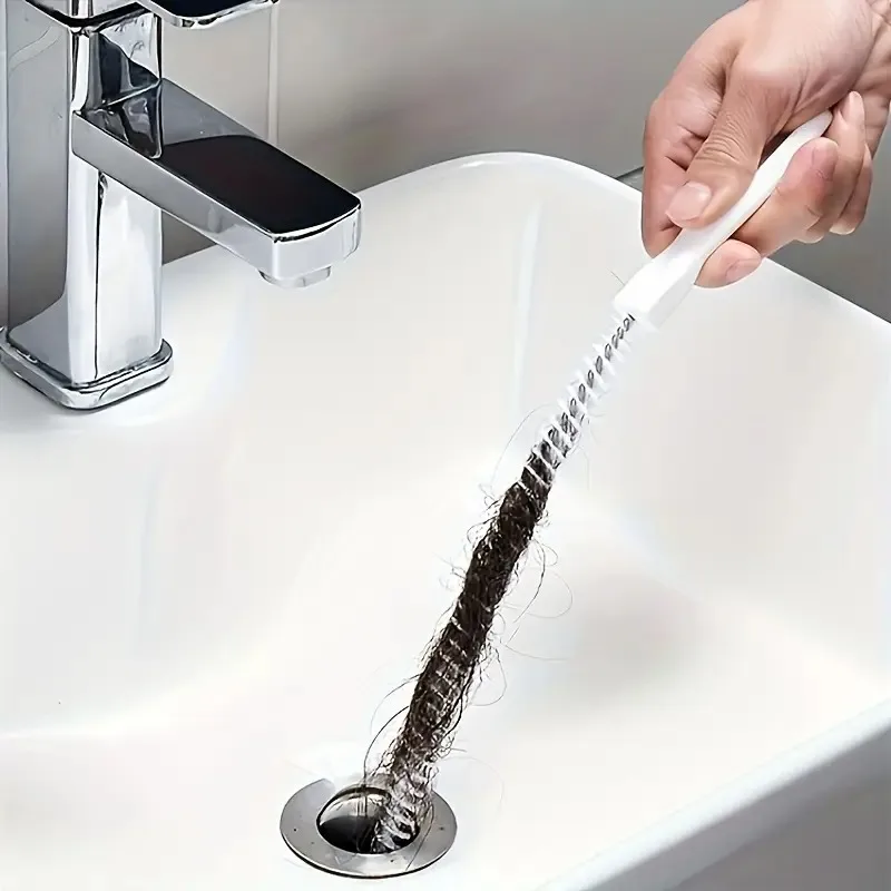 Drain Hair Clog Remover, 46cm Tool for Shower & Sink. Unclogs Pipes, Reusable, Easy to Clean - Image 3