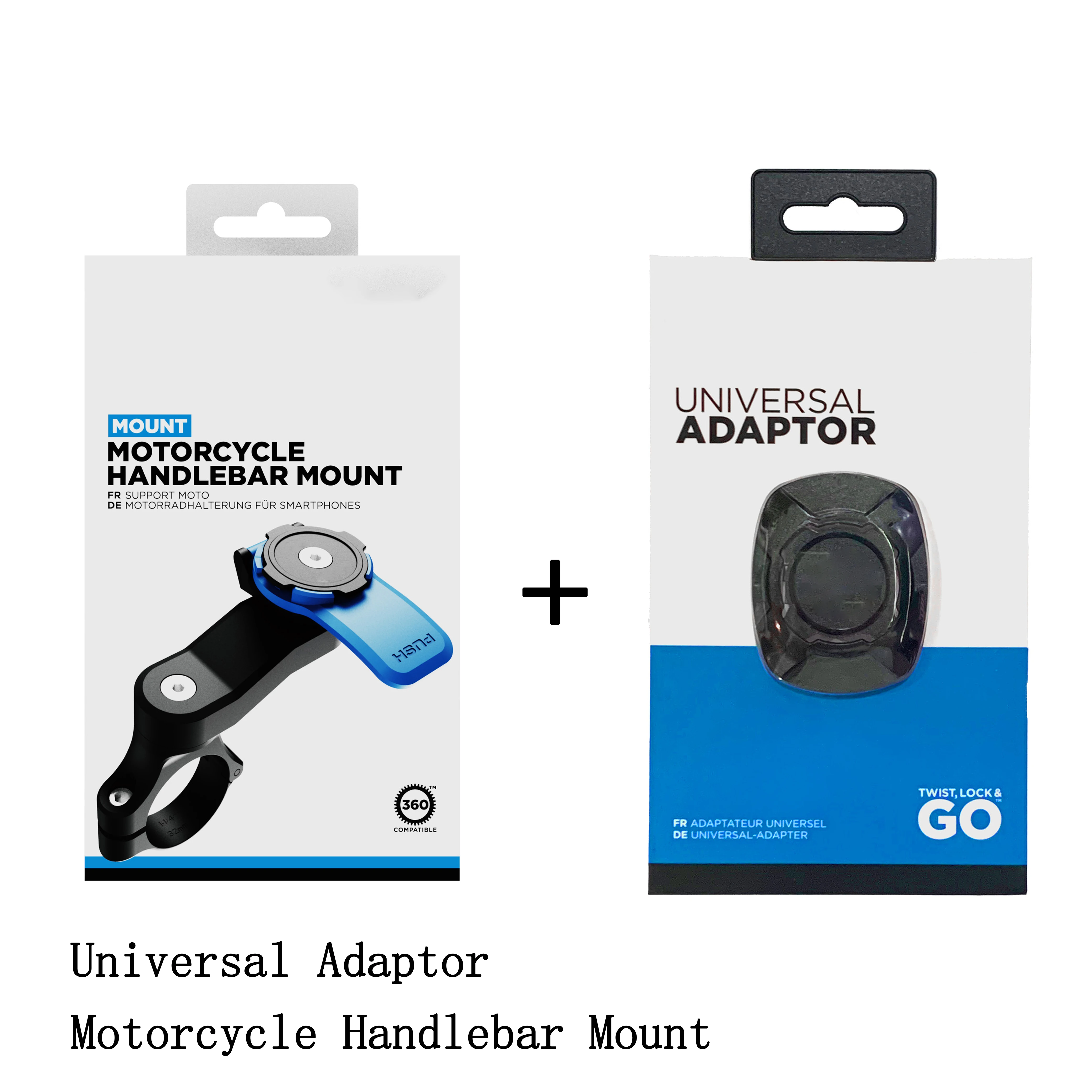 

Motorcycle Phone Bracket Kit Motorcycle Handlebar Mount Universal Adaptor
