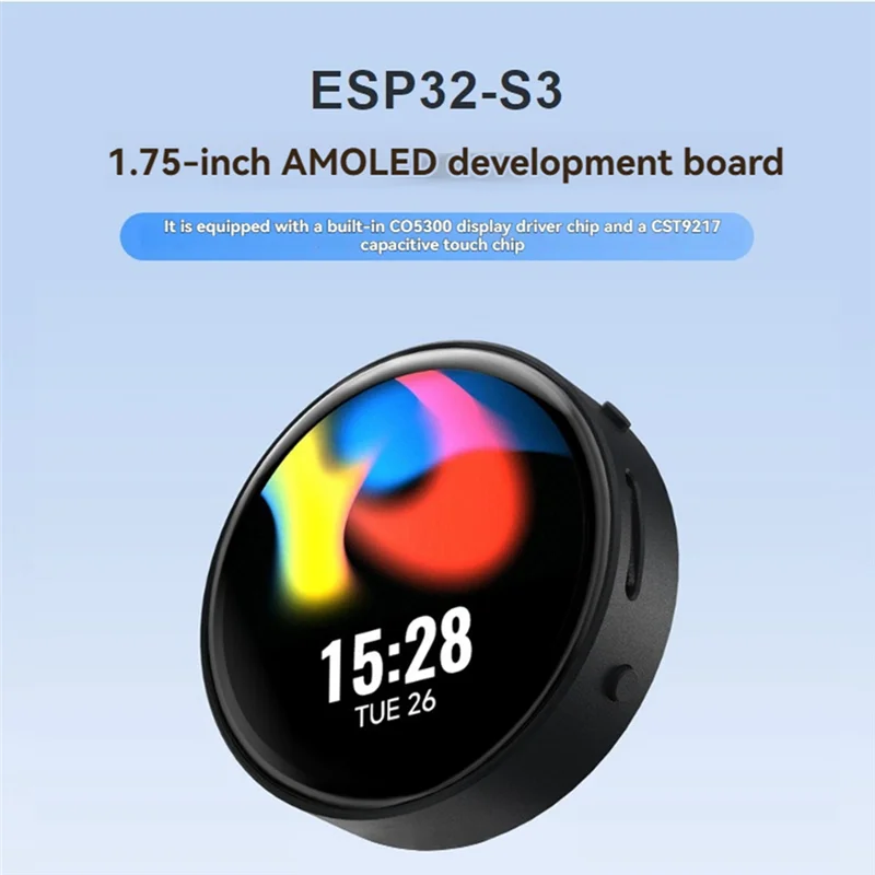 Well Made-ESP32-S3 ontwikkelingsbord 1,75 inch AMOLED touchscreen met behuizing Ondersteuning Deepseek Xiaozhi AI spraakinteractie