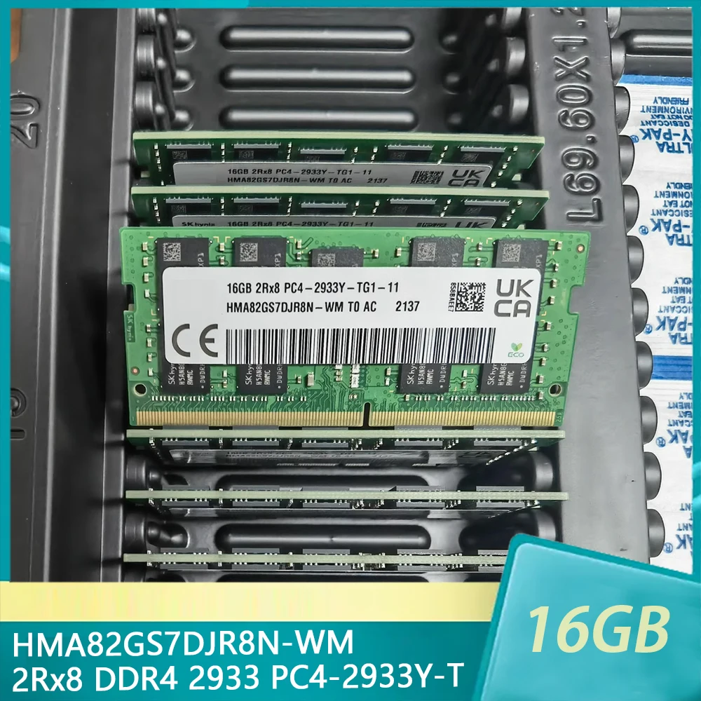 

1 шт. для SK Hynix 16 Гб Φ 16 Гб 2Rx8 DDR4 2933 HMA82GS7DJR8N-WM-T память для ноутбука