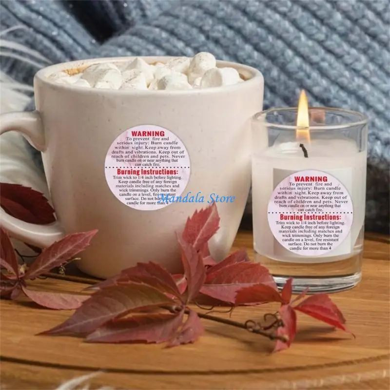 

U2JC Eye Catching Warning Stickers Warning Labels for Marking Goods and Documents