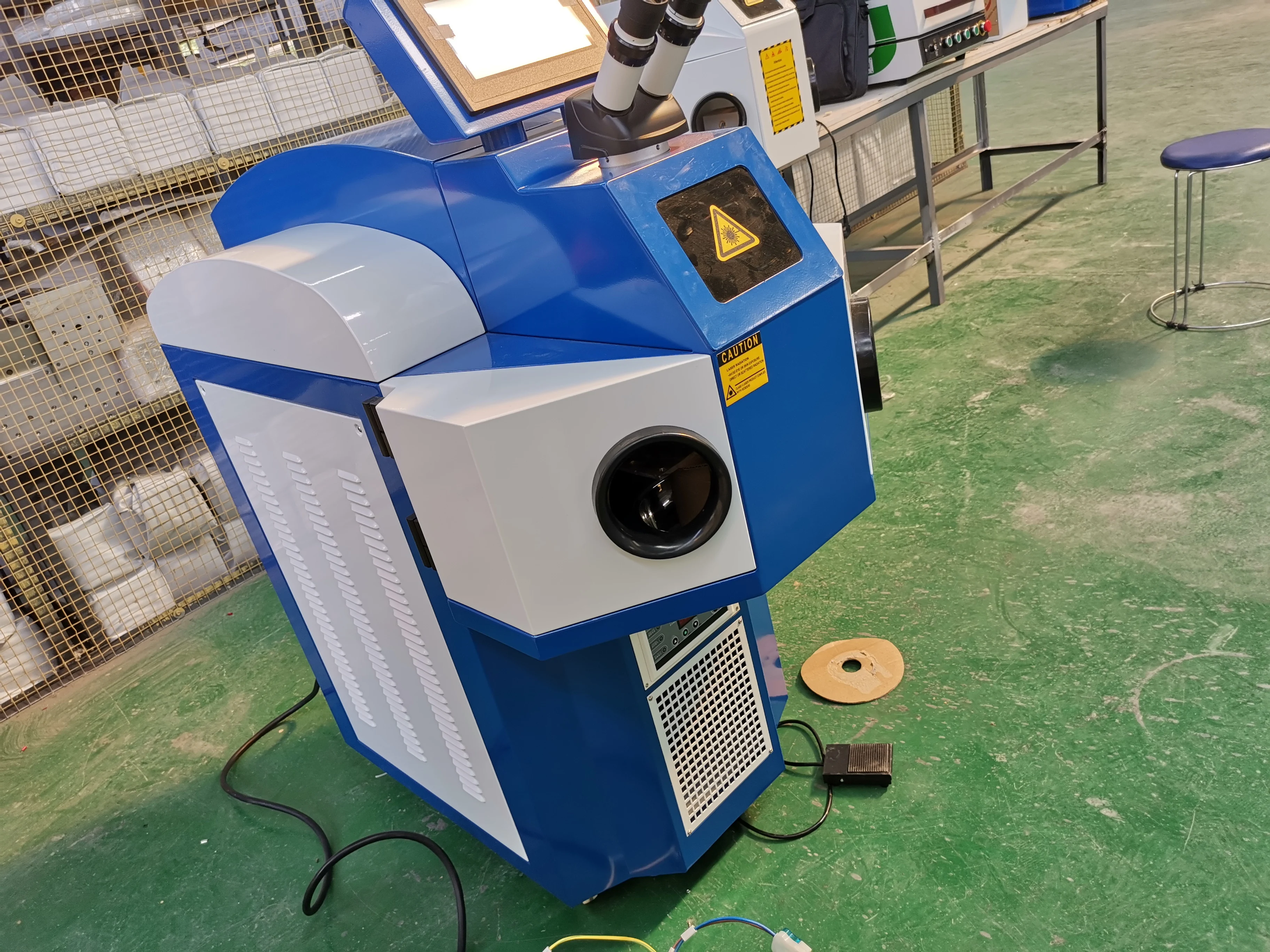 Automatic Jewelry Chain Making Machine With Laser Welder, 100W/200W Fiber Laser Welding For Gold Silver Platinum Chain