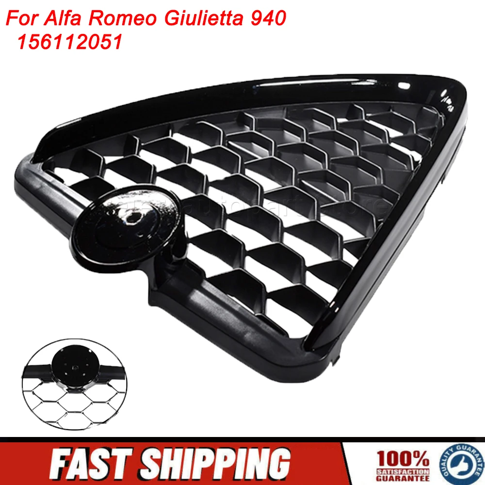 

For Alfa Romeo Giulietta 940 New radiator grill Shield black car accessories Front Bumper Honeycomb Mesh Air Intake 156112051