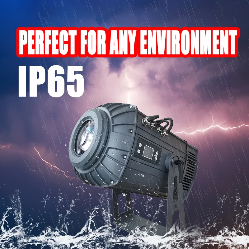 Nebula Outdoor Waterproof IP65 6500K Wedding Welcome Light Logo Image 300W LED  Gobo Advertising Projector Ripple Floating