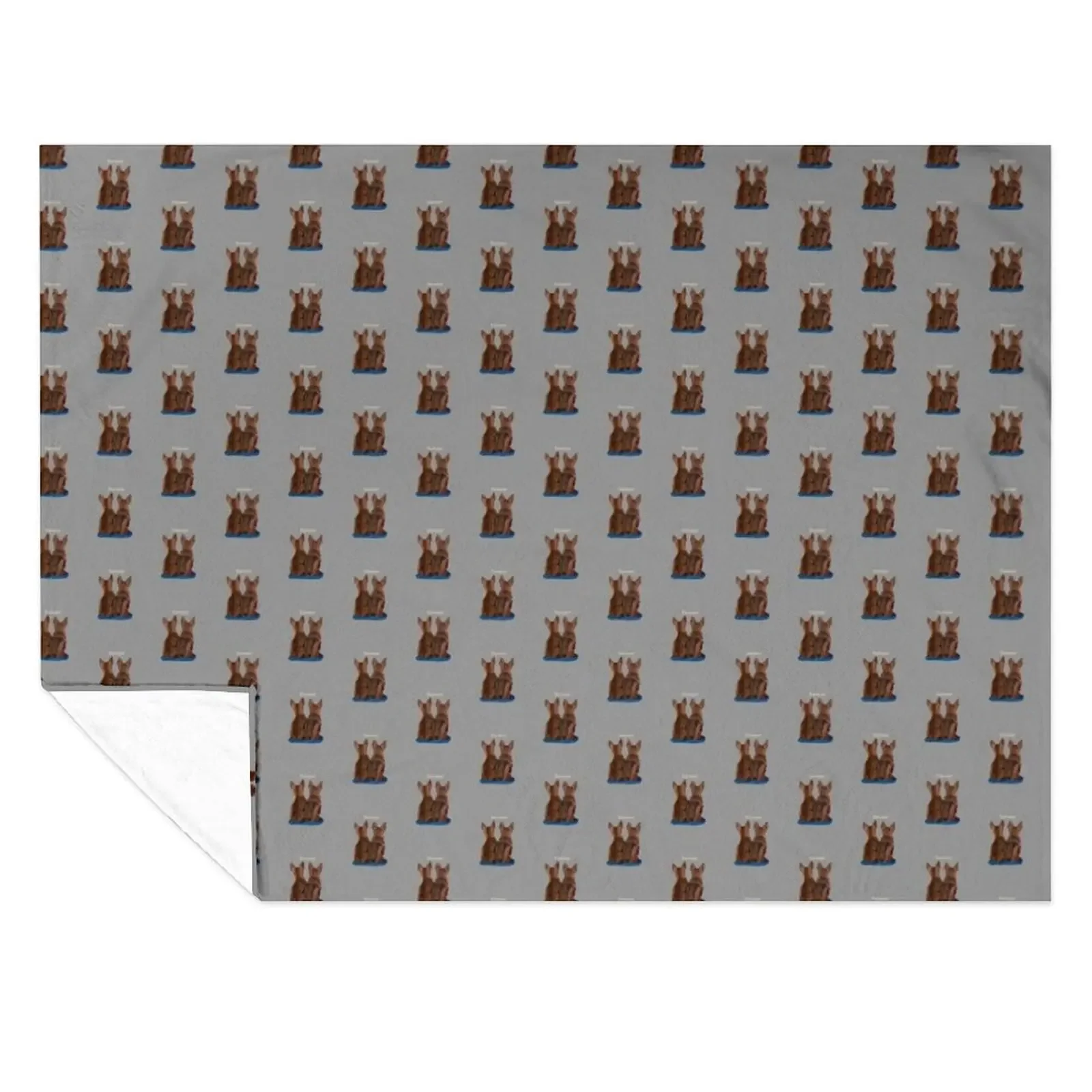 

Doggy duo Pirlo & Tony Pinschers Throw Blanket Bed linens blankets ands Plush Beautifuls Blankets