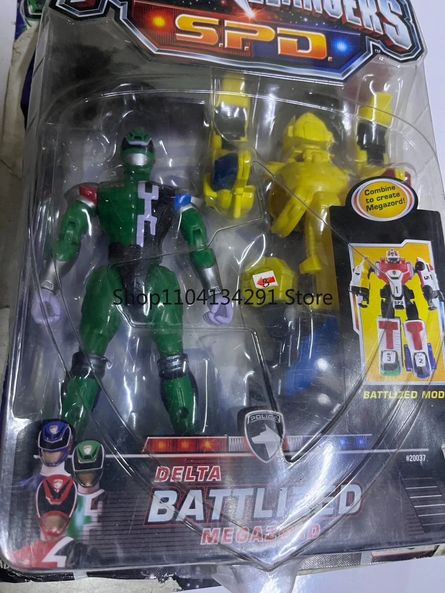 Bandai Oficial Criminal Red Figura de acción articulada mejorada SWAT Criminal Red SPD Red Warrior Akaza Banban