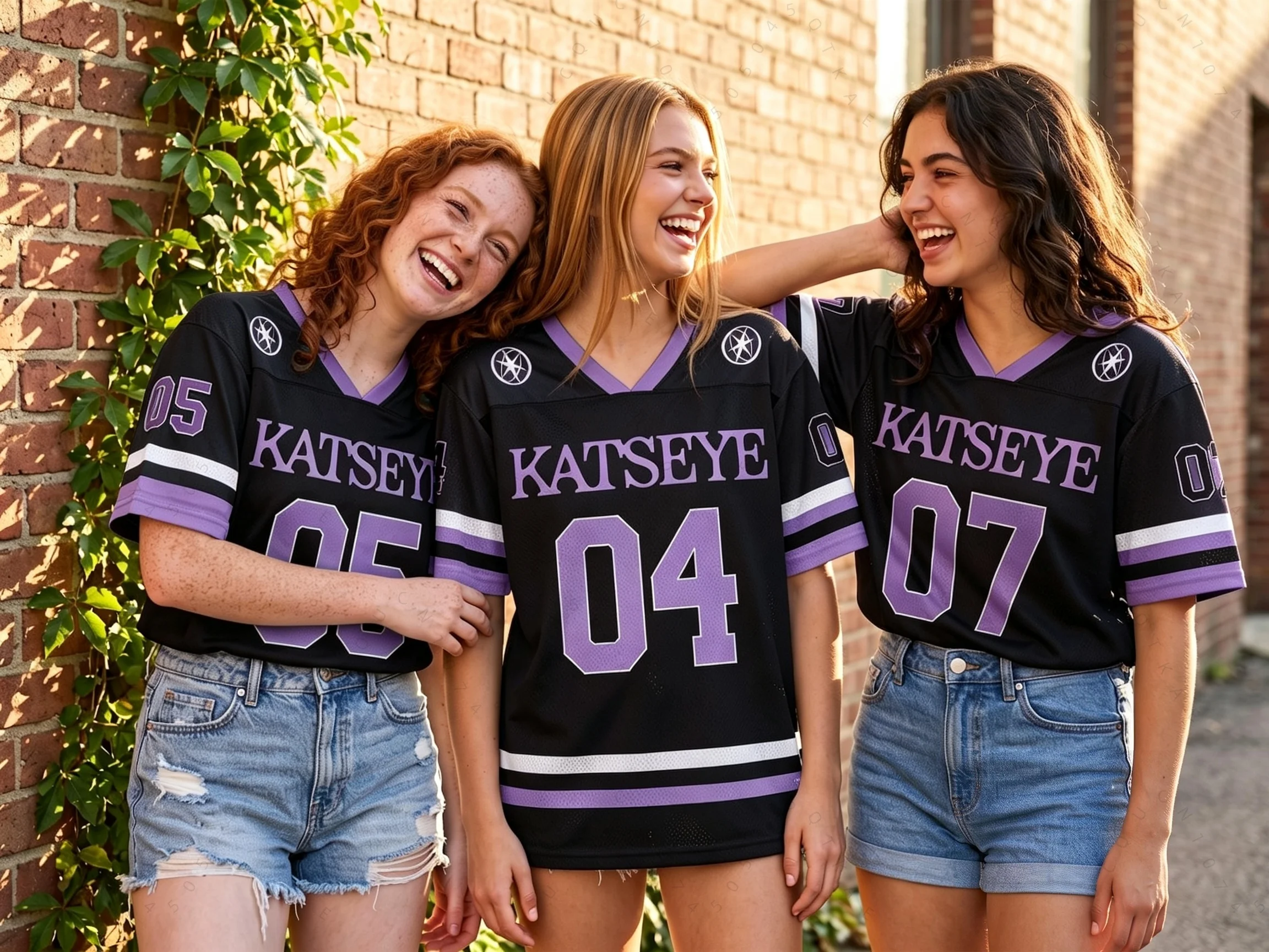 KATSEYE Concert Unisex Jersey Loose Fashionable Streetwear Yoonchae Lara&Sophia Daniela Fans Tee Kid Adults Motorcycle T-shirts
