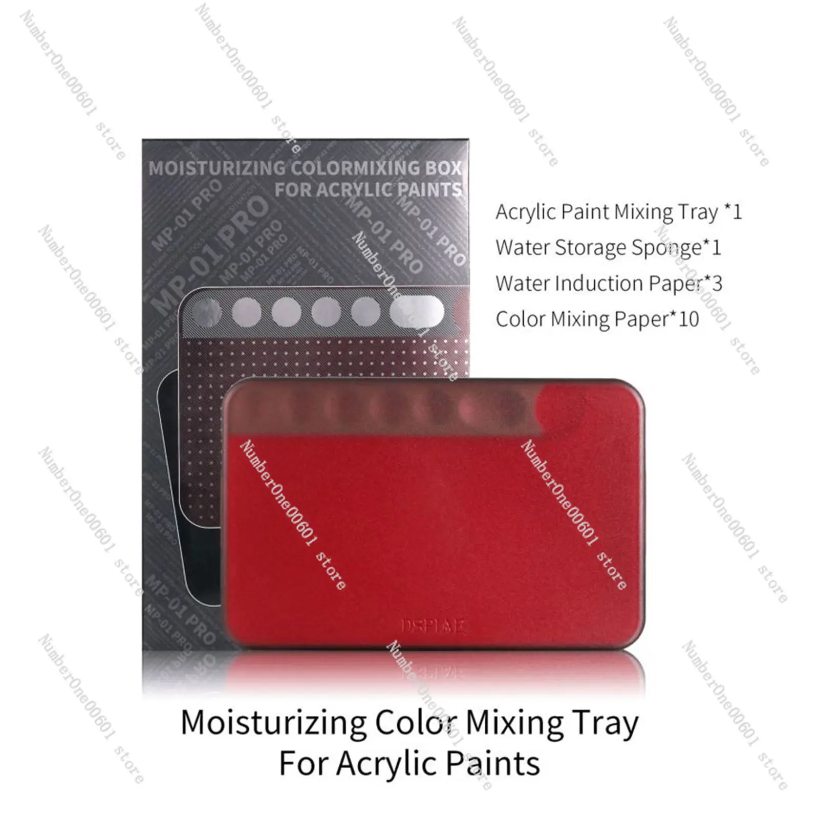 DSPIAE MP-01 PRO Moisturizing Color Mixing Tray For Acrylic Paints