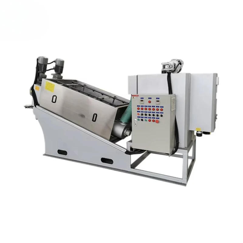 Farm poultry waste sludge dewatering machine, water treatment machinery
