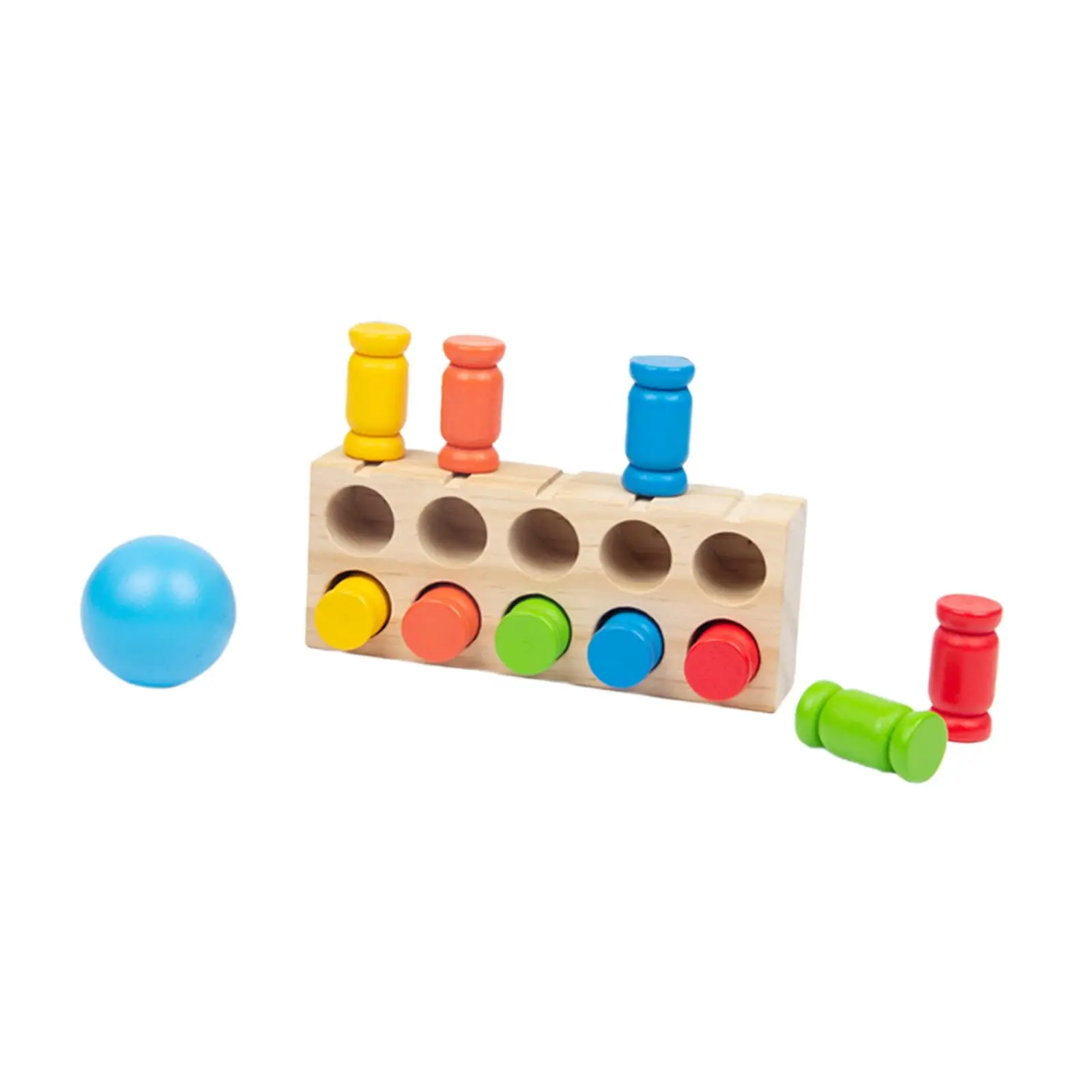 Bowlingset voor kinderen Grappige kleuraanpassing Spelkit Intelligentieontwikkeling Educatief