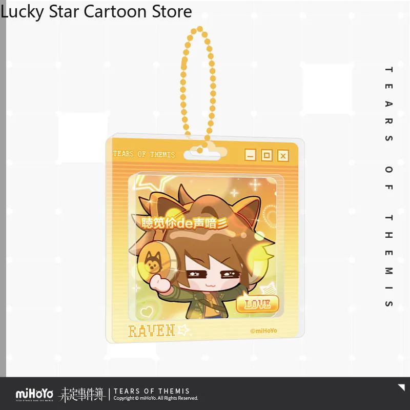 

Official MiHoYo Tears of Themis Artem Wing Marius von Hagen Acrylic Card Cartoon Pendant Anime Cosplay Figures Gifts Game Anime