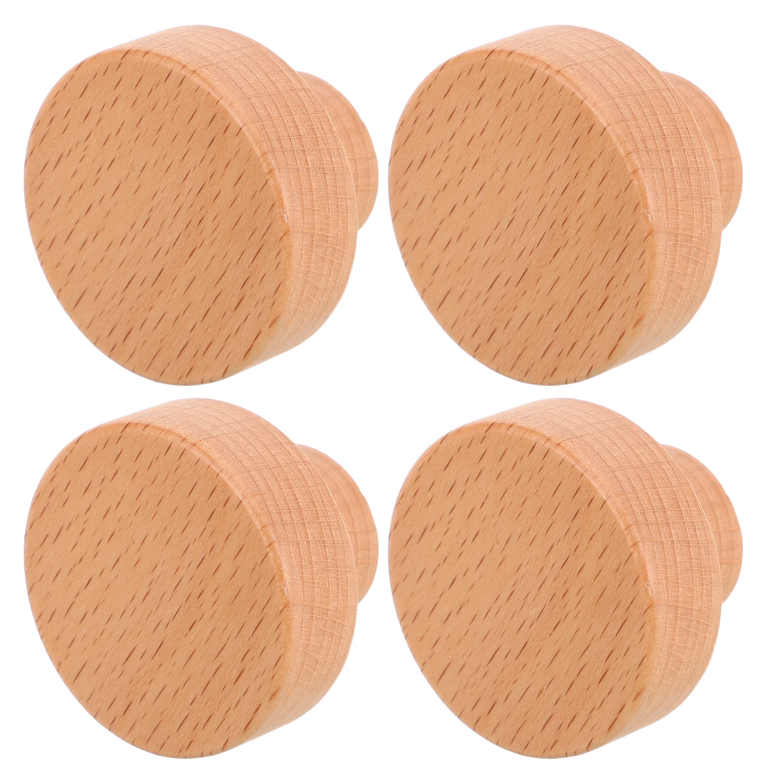 

4 Pcs H Wooden Drawer Pulls Kitchen Wardrobe Cabinet Hardware Rustic Farmhouse Kitchen Cabinet Knobs Dresser Knobs