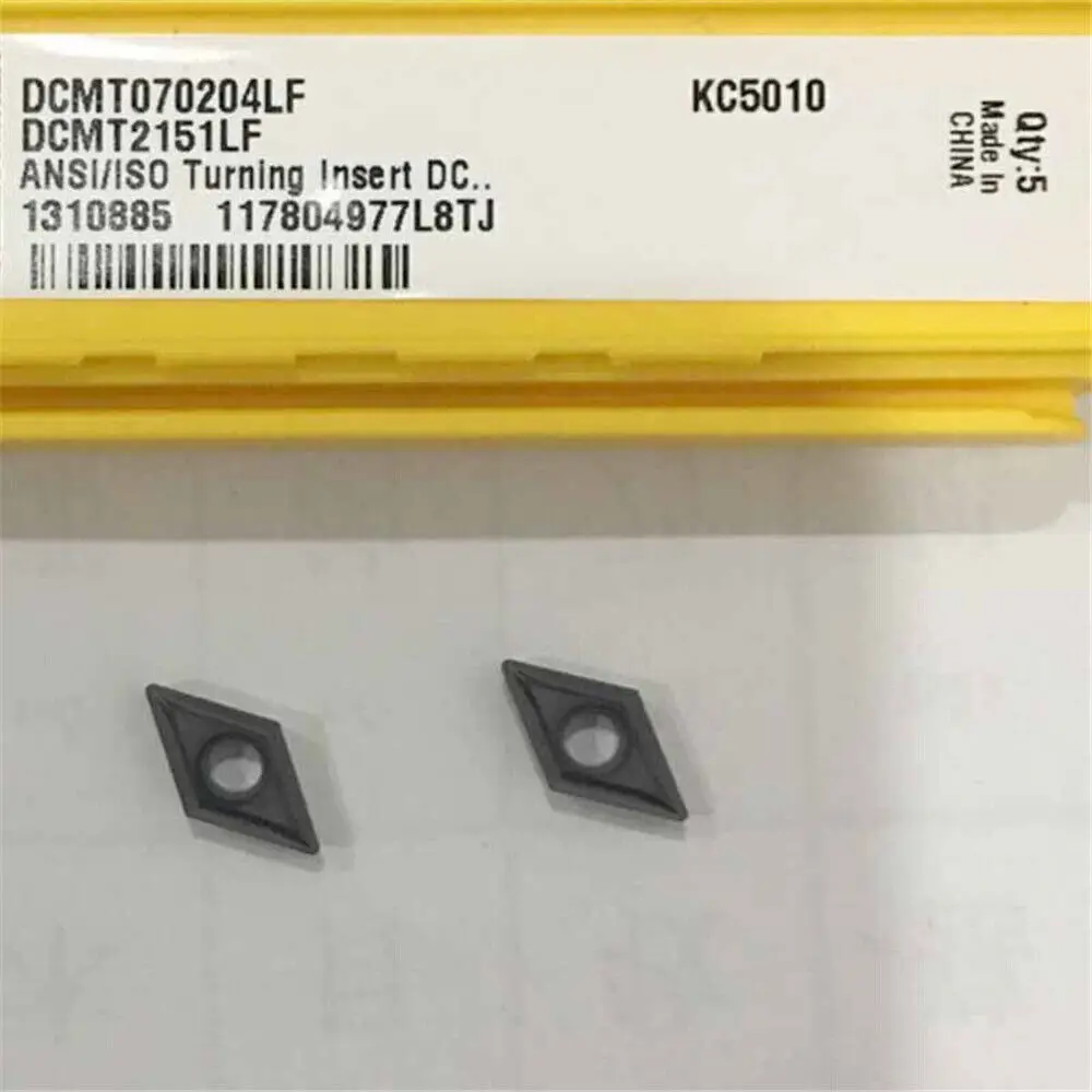 5Pcs Original CNC Carbide Inserts DCMT070204-LF KC5010