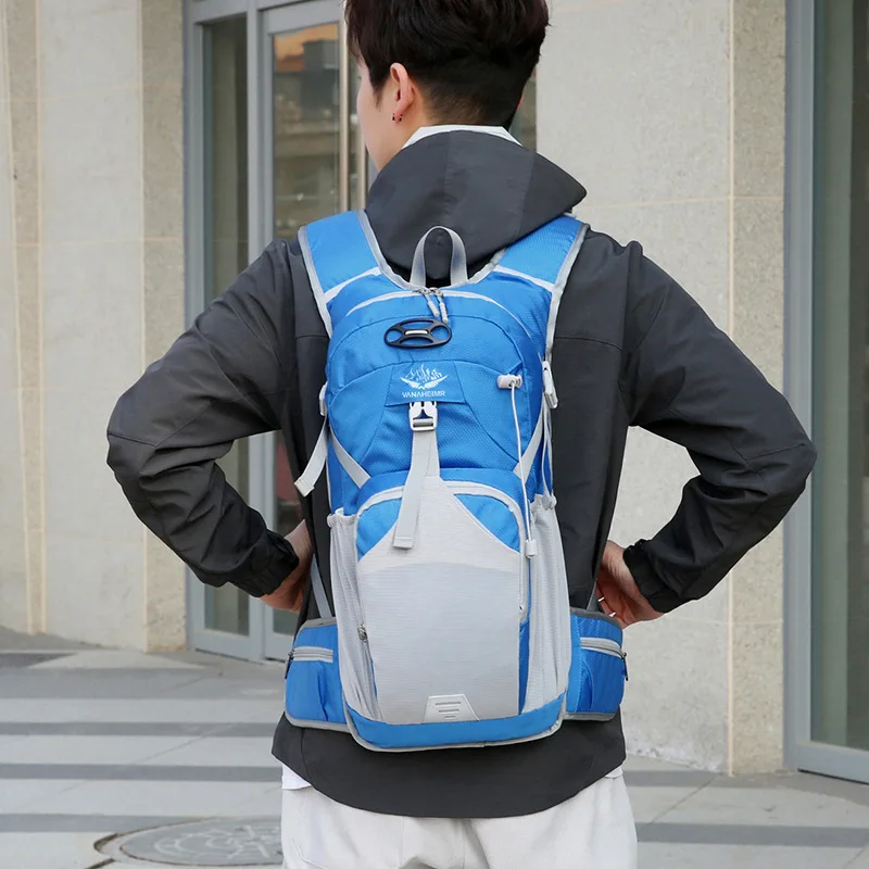 Outdoor Cycling Backpack Waterproof Large Capacity Sports Bag Multi-Functional Hiking Picnic Bike Riding Travel Rucksack