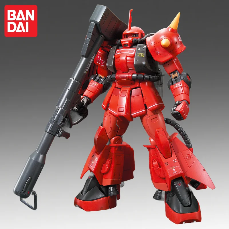 

In Stock Bandai Original Rg 1/144 Rg-gundam Zaku Action Figure Model Doll Brand New Boxed Anime Characters Toys Model Garage