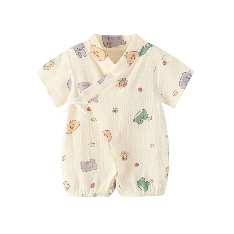 Baby Romper Bodysuits Unisex Soft Cotton One-Piece Outfit for Infant Boys Girls 0-24 Months