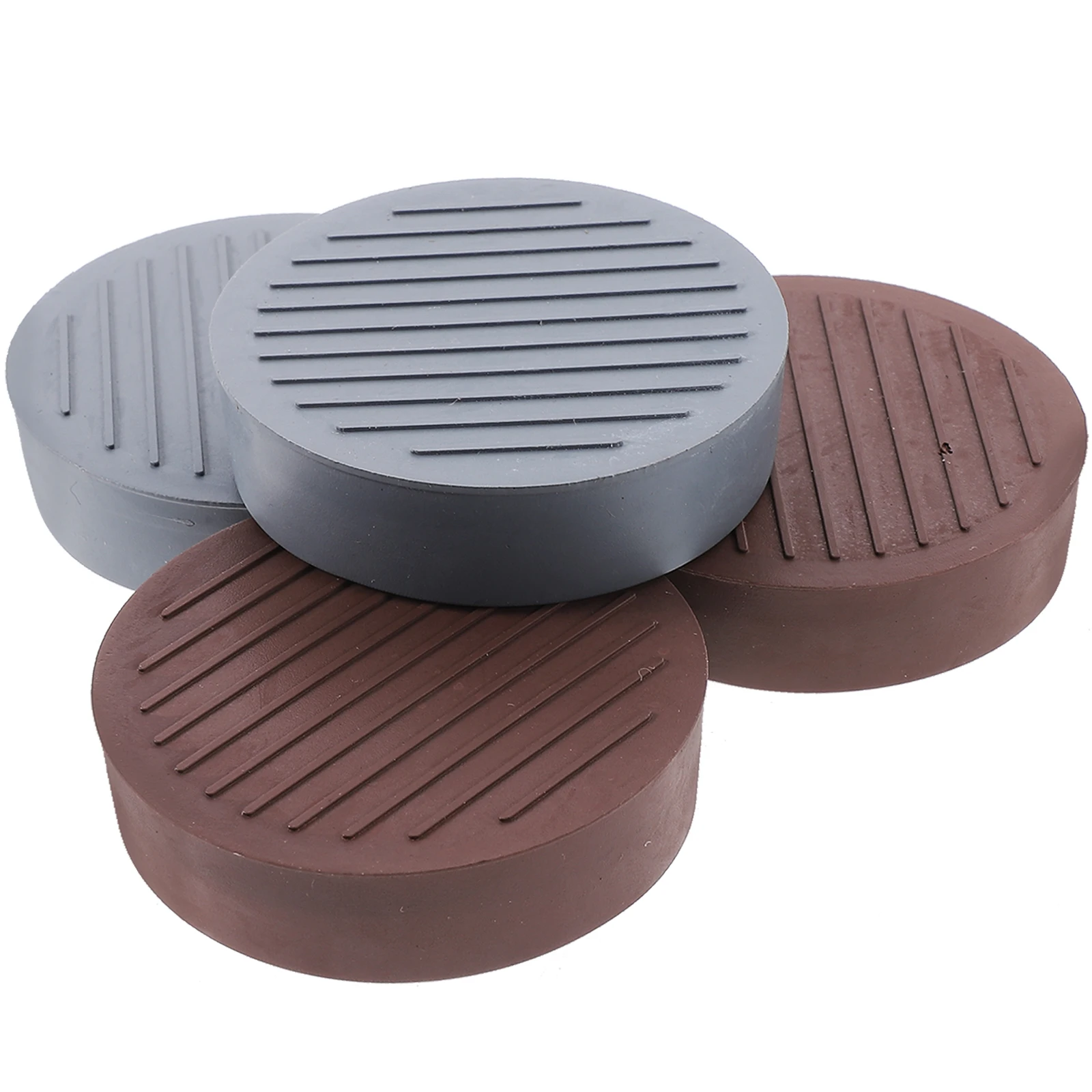 

4 Pcs Inch Round Furniture Castor Pads Rubber Feet Professional Chair Wheel Stopper Couch Stoppers Durable Non Slip Floor