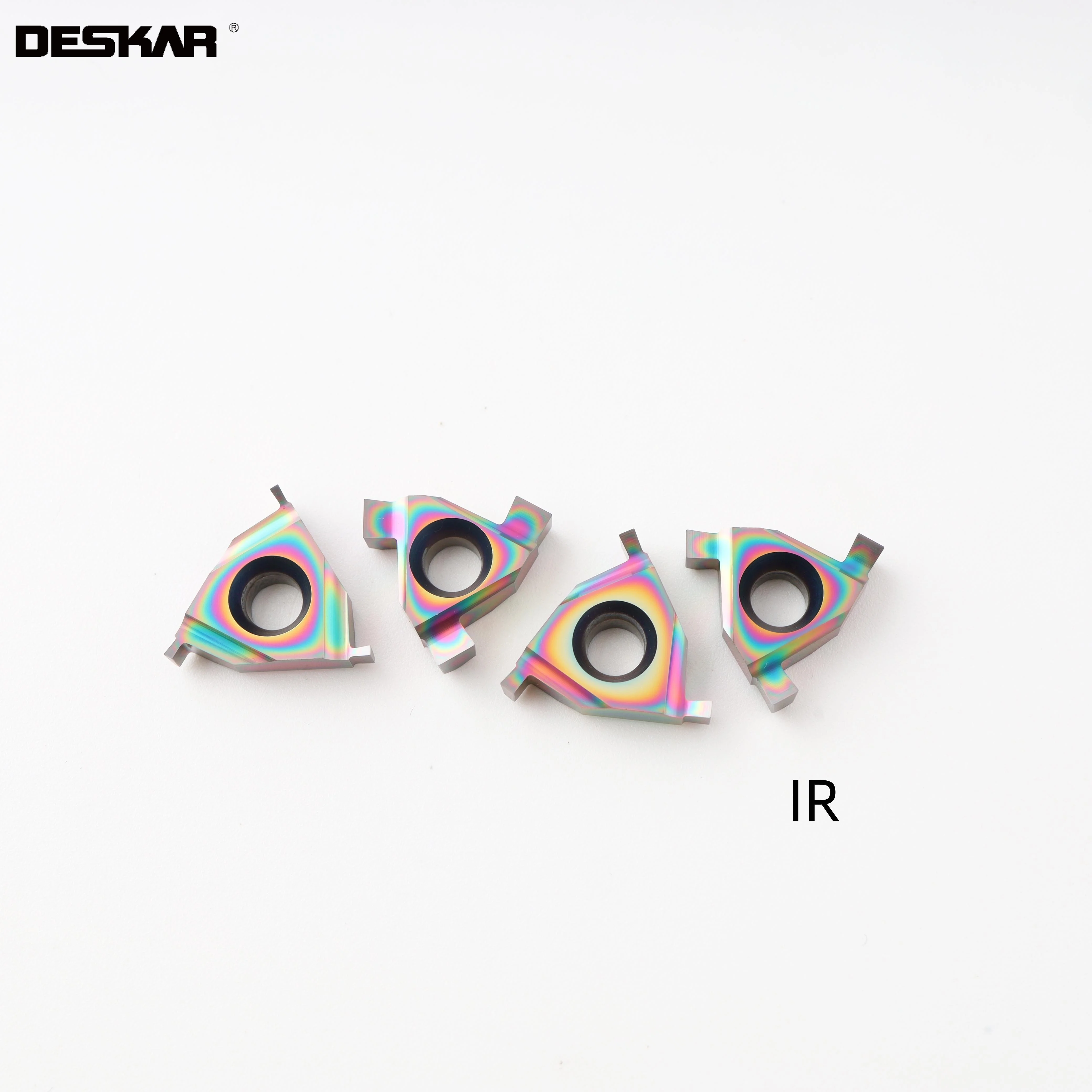 DESKAR 16ER/IL 16IR/EL 0.7 مللي متر 0.8 مللي متر 1.0 مللي متر-3.0 مللي متر TF618 CNC صلابة الصلب مخرطة الضحلة الحز تحول أدوات كربيد إدراج