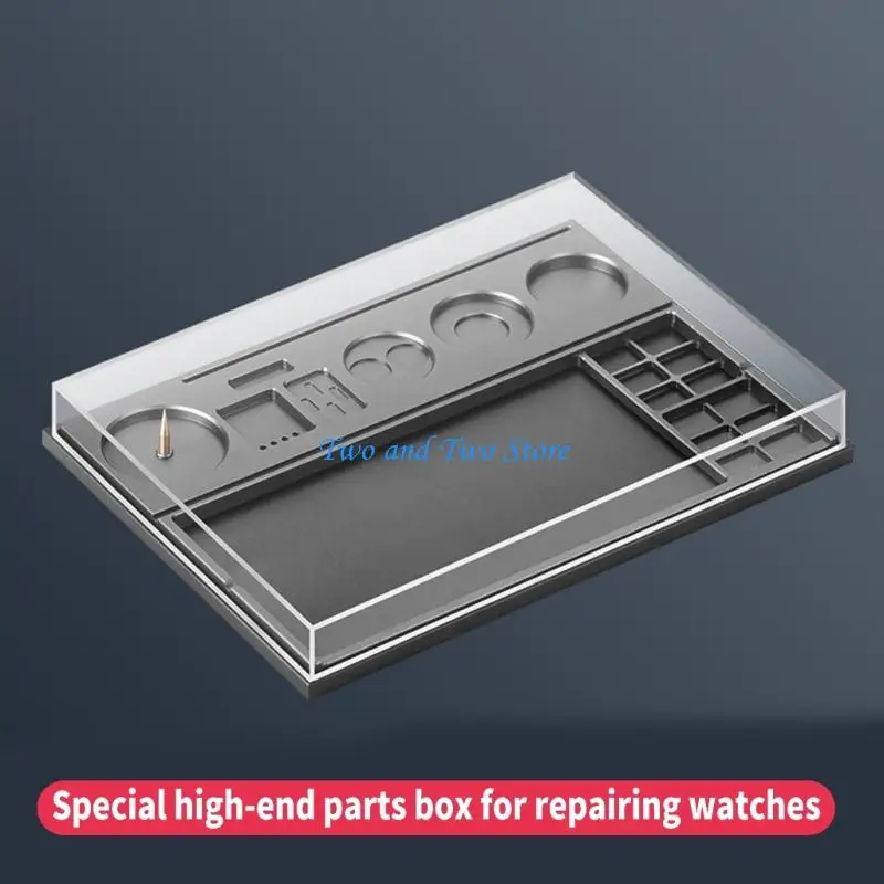 

HX6F Professional Grade Watchmaker Tool Box Anti Corrosion Metal Craftsmanship