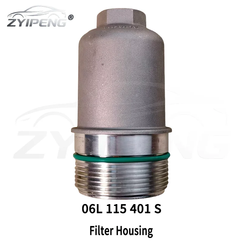 Aluminum Filter housing 06L115401S For VW Atlas, ATLC, TER, Audi Q5, Skoda Kodiaq, Superb 06L115401Q, 06L115401M, 06L115401T