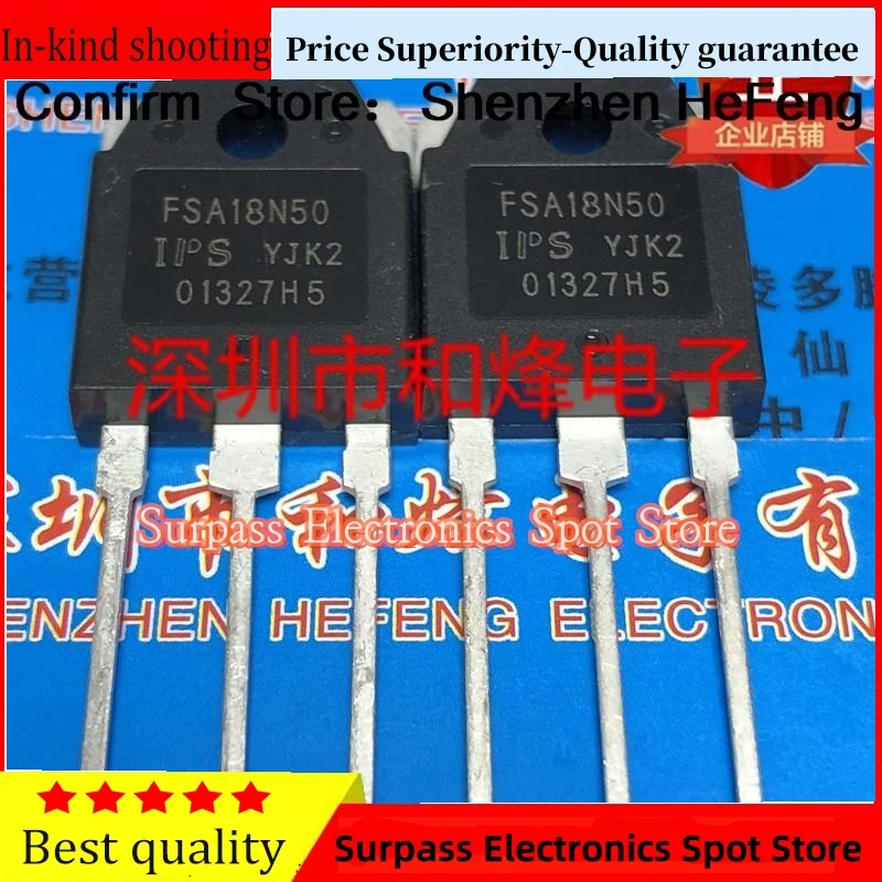 

5 шт-10 шт FSA18N50 TO-3P 500 В 18 А Гарантия лучшего качества Быстрая доставка Быстрая доставка