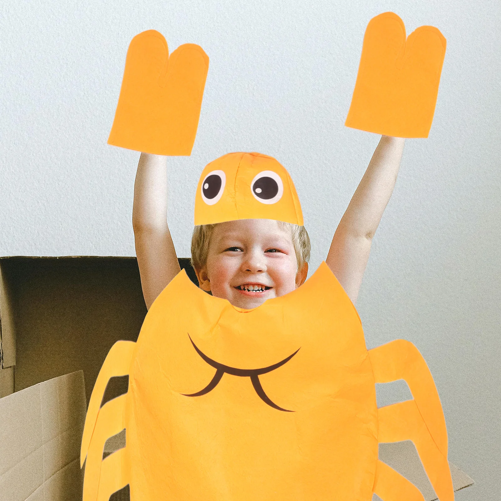

Durable Longlasting Crab Costume Baby Breathable Materials Versatile Use For Festivals And Themed Events Childrens Outfits