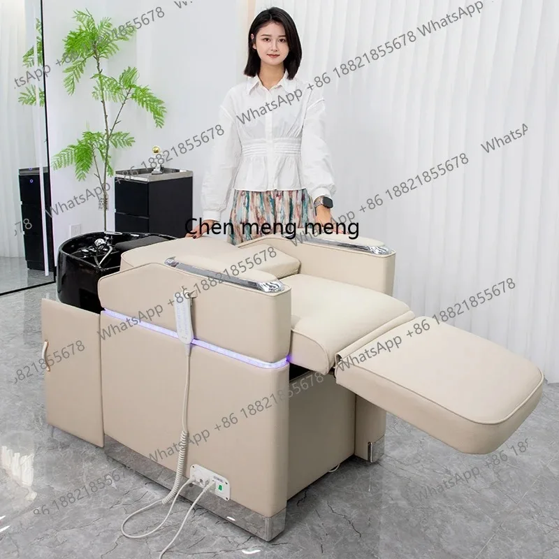 Discounts Intelligent electric lift shampoo, hair cutting chair, integrated hair salon, special treatment and beauty bed for hai