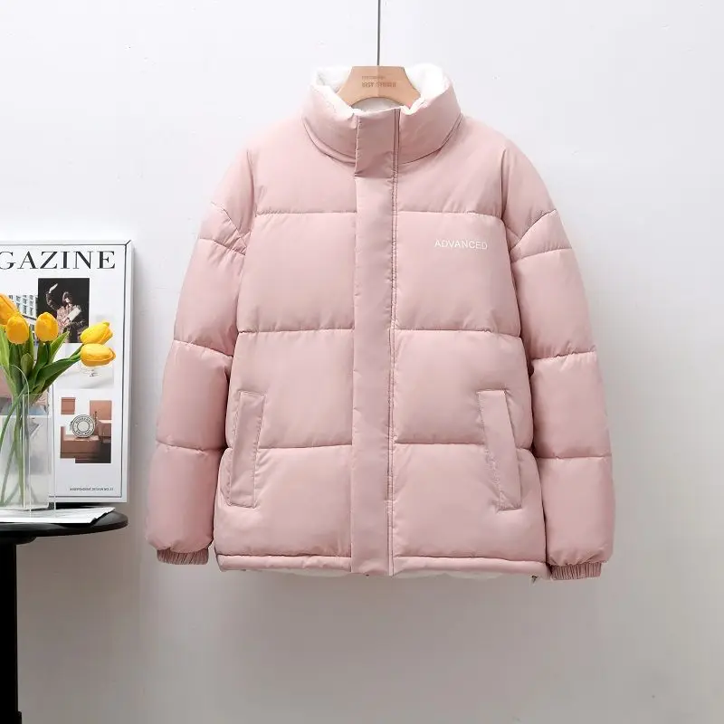 Nouvelle doudoune en coton et velours épais, veste chaude et polyvalente en velours d'agneau