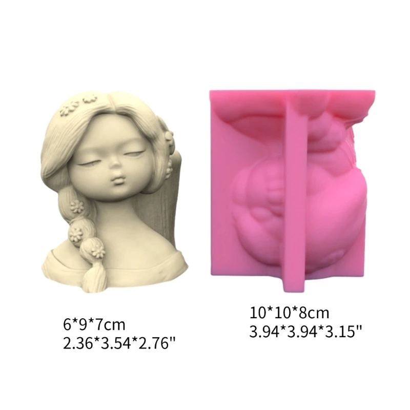 Рисунок 5 - Силиконовая форма для горшка с боковыми волосами