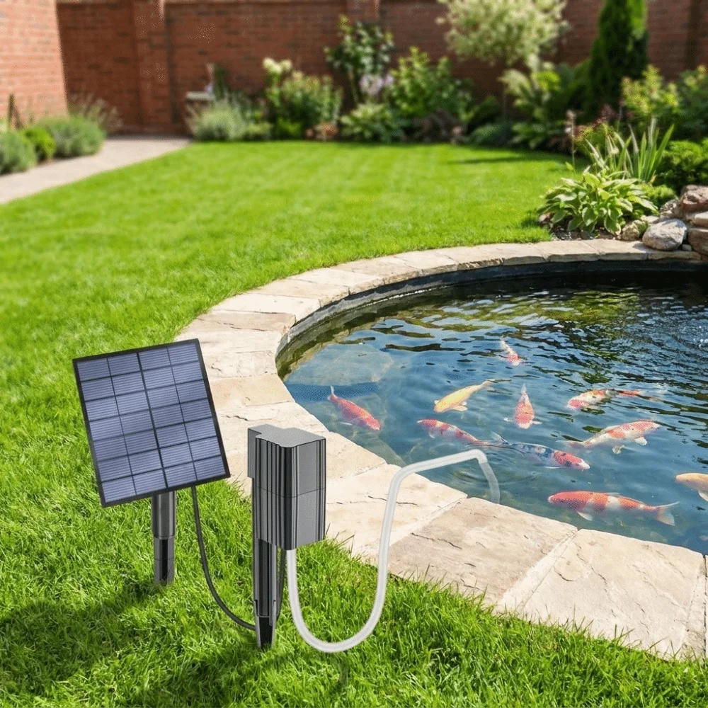 Aérateur de bassin solaire à f - Aquarium Pump avis et prix