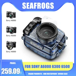 Seafrogs Scuba Diving Camera Case Cover For Sony A6000 A6300 A6500 Underwater Photography Equipment Waterproof Camera Housing