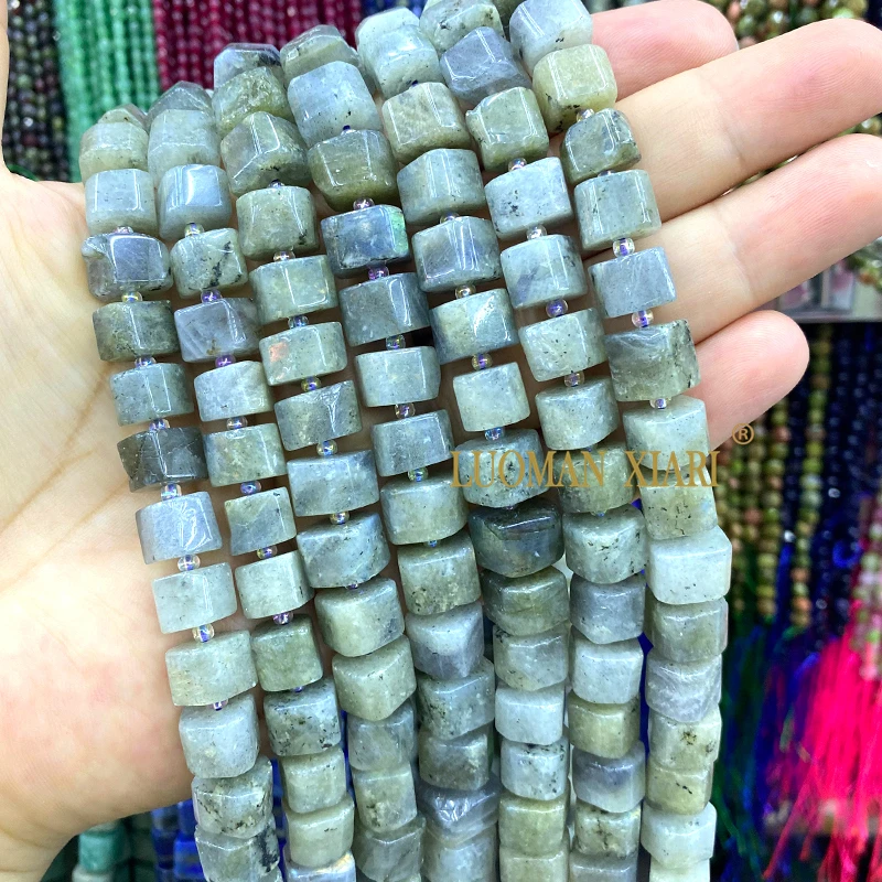 8x11 مللي متر غير النظامية الخام الخام جوهرة حجر القمر الأسود الحجر الطبيعي فضفاض خزر عازل لصنع المجوهرات سوار ذاتي الصنع إكسسوارات جذابة #3