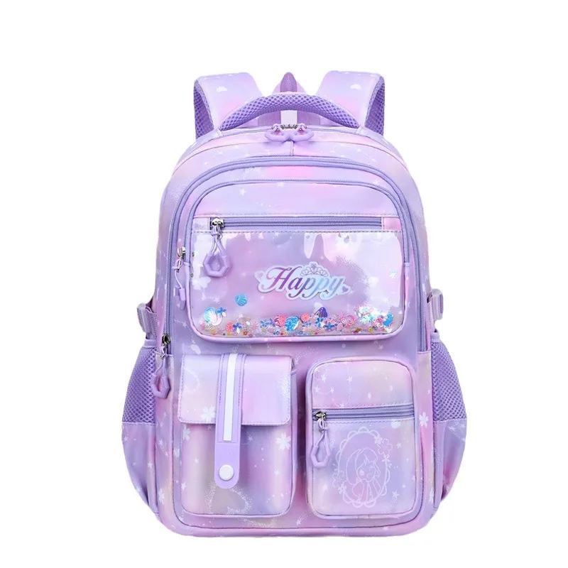 2024 Primary School Girls' Schoolbag Kawaii Lightweight Children's Bag Waterproof Bags Colorful Travel Backpack Mochilas Gifts